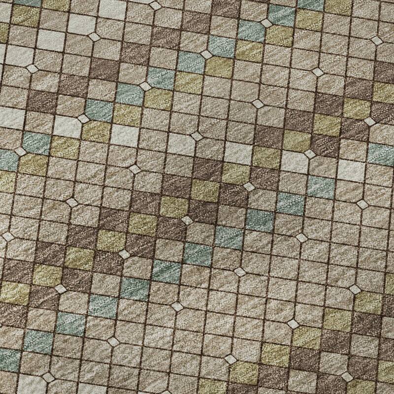 Premium Washable Super Soft Trellis Ombre Mayfield Rug