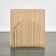 preview thumbnail 13 of 49, Spruce & Spring Modern Sideboard Buffet Cabinet with Wave Design