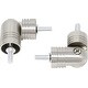 preview thumbnail 25 of 40, MERIVILLE Hinged Elbow Connector - Designed for Bay Window Curtain Rods or Corner Drapery Rods up to 1-inch Diameter
