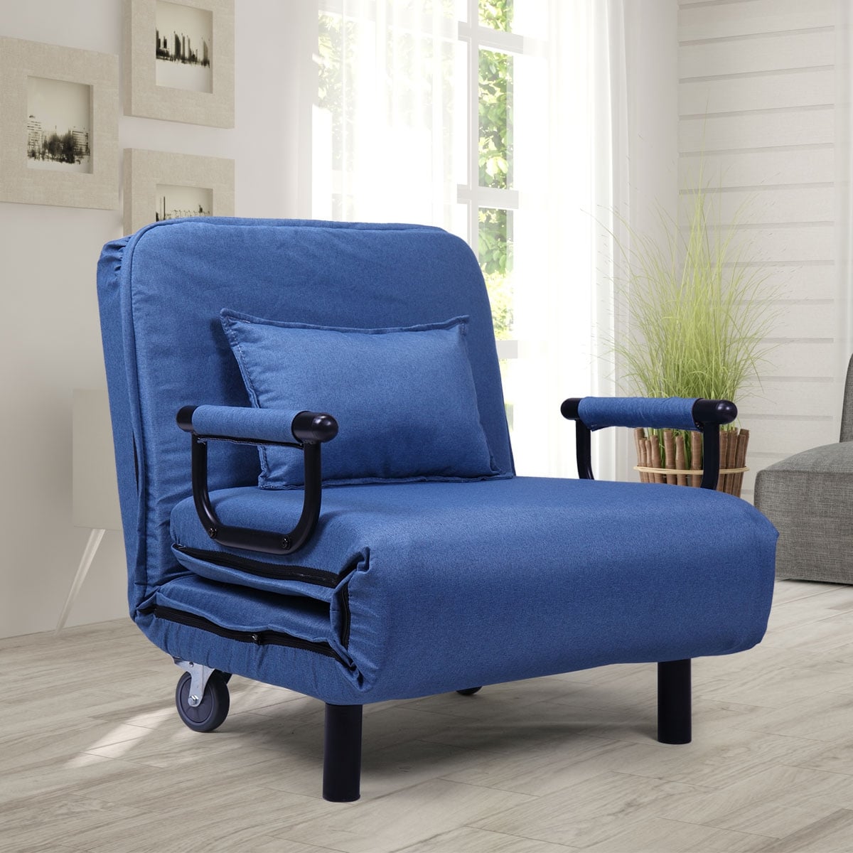 https://ak1.ostkcdn.com/images/products/is/images/direct/3dace320538ddfd1bba489aec3dc9a58853a303e/29.5%27%27-Convertible-Folding-Sofa-Chair-with-Adjustable-Backrest%2C-Wheels%2C-Metal-Legs-and-Pillow-for-Modern-Lounge.jpg