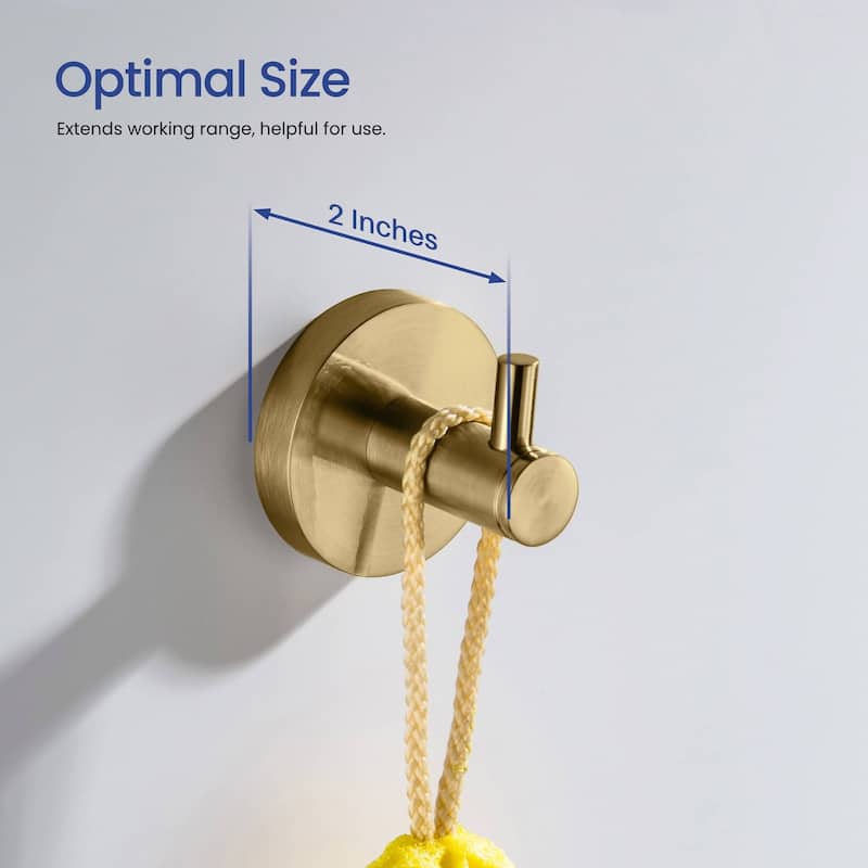 Circular Bathroom Towel and Robe Hook