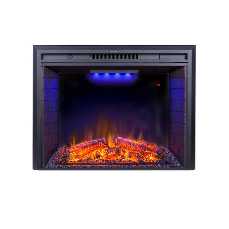 Clihome 33 In. Electric Fireplace Heater With Overheating Protection
