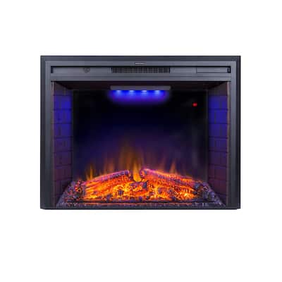 Clihome 33 In. Electric Fireplace Heater With Overheating Protection