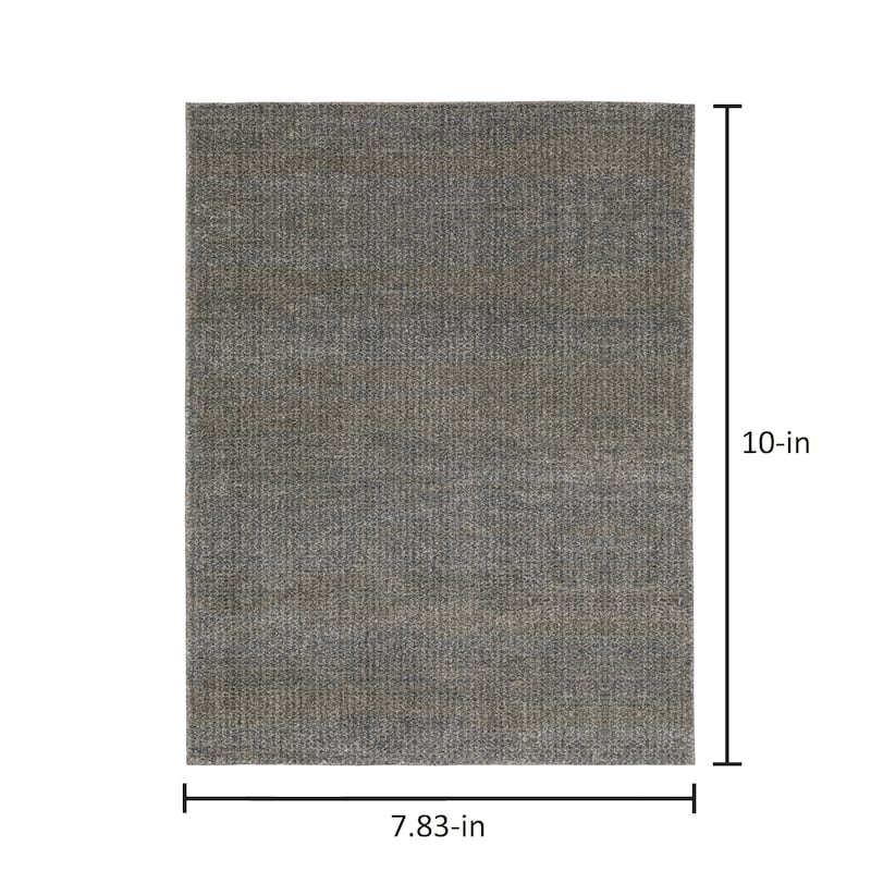 Azura Mottled Geometric Blue/Gray Area Rug