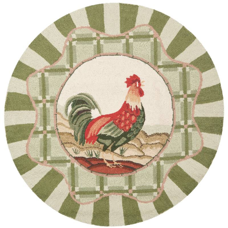 SAFAVIEH Handmade Chelsea Tatyana French Country Wool Rug