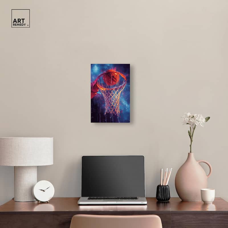 Through the Hoop Canvas by Art Remedy, Gallery Wrapped