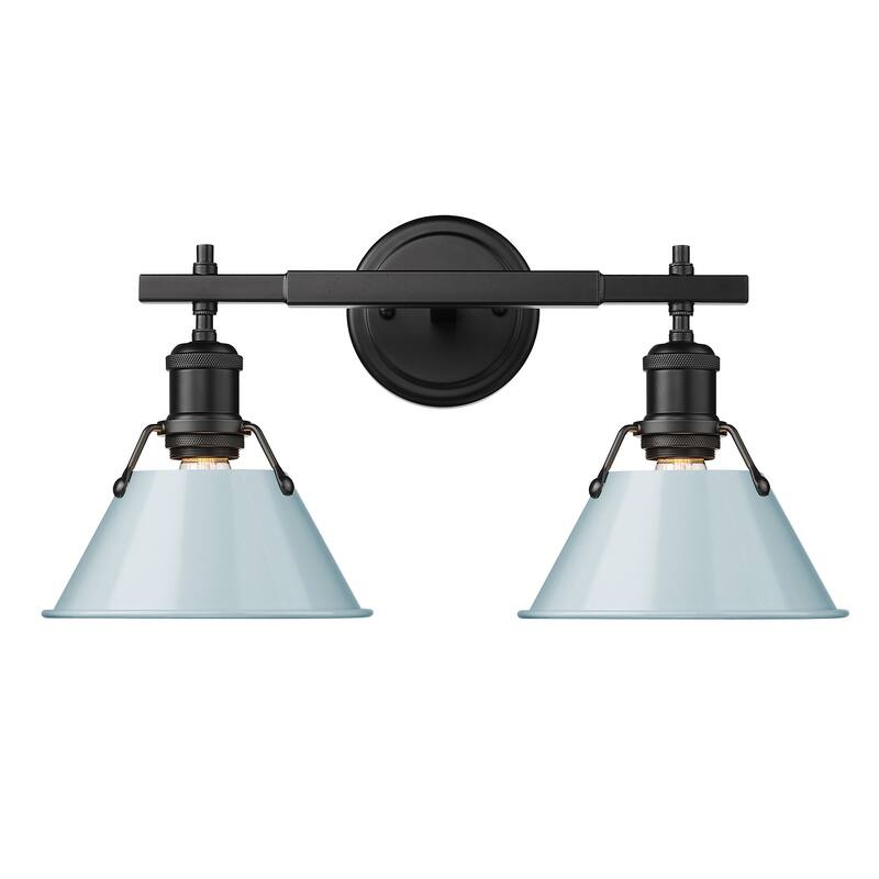 Golden Lighting Orwell 2 Light 18" Wide Bathroom Vanity Light