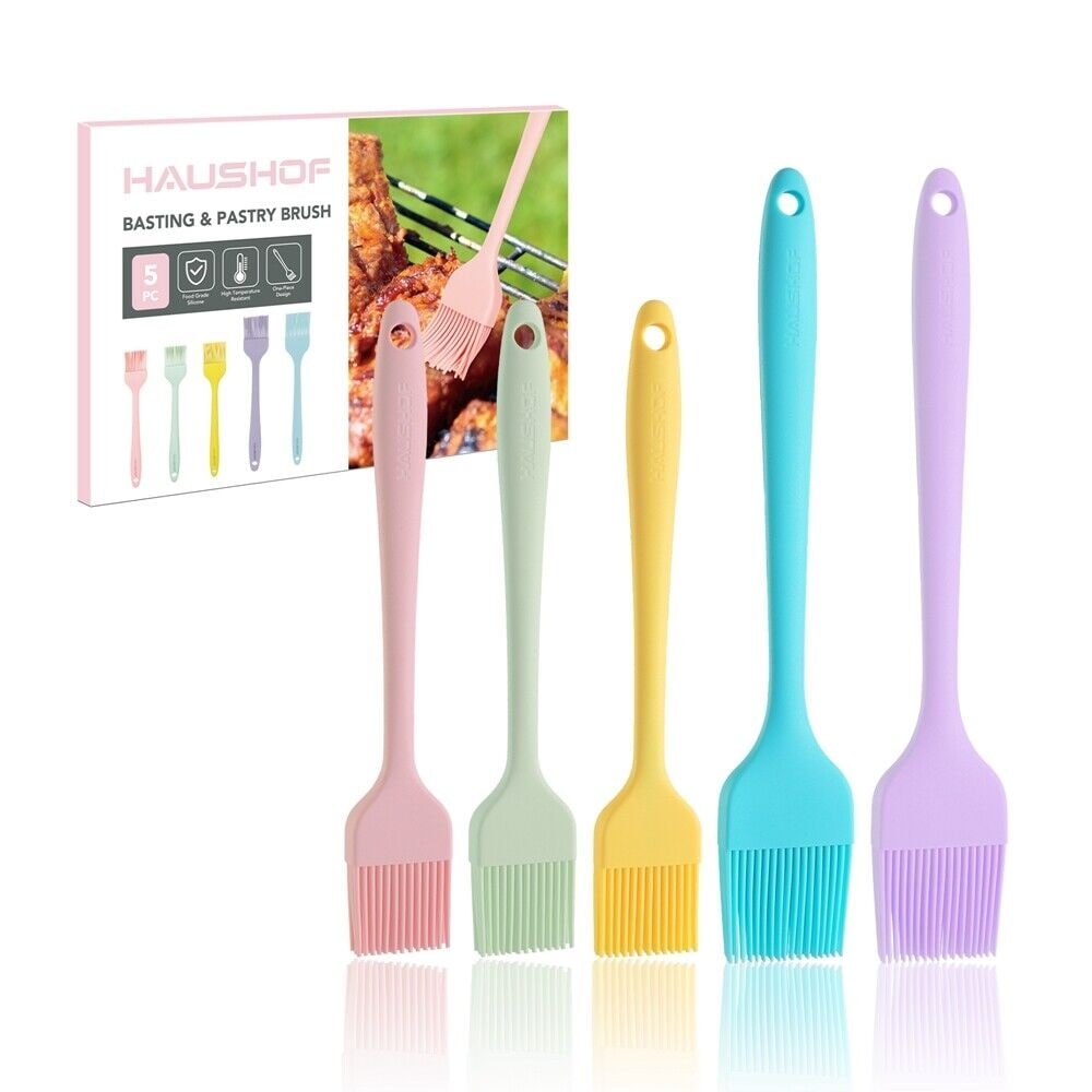 Heat Resistant Head-up Silicone Basting Brushes | U-Taste