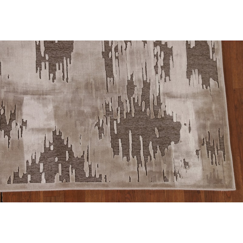 Art & Craft Turkish Area Rug Machine Made Abstract Carpet - 5'3" x 7'6"