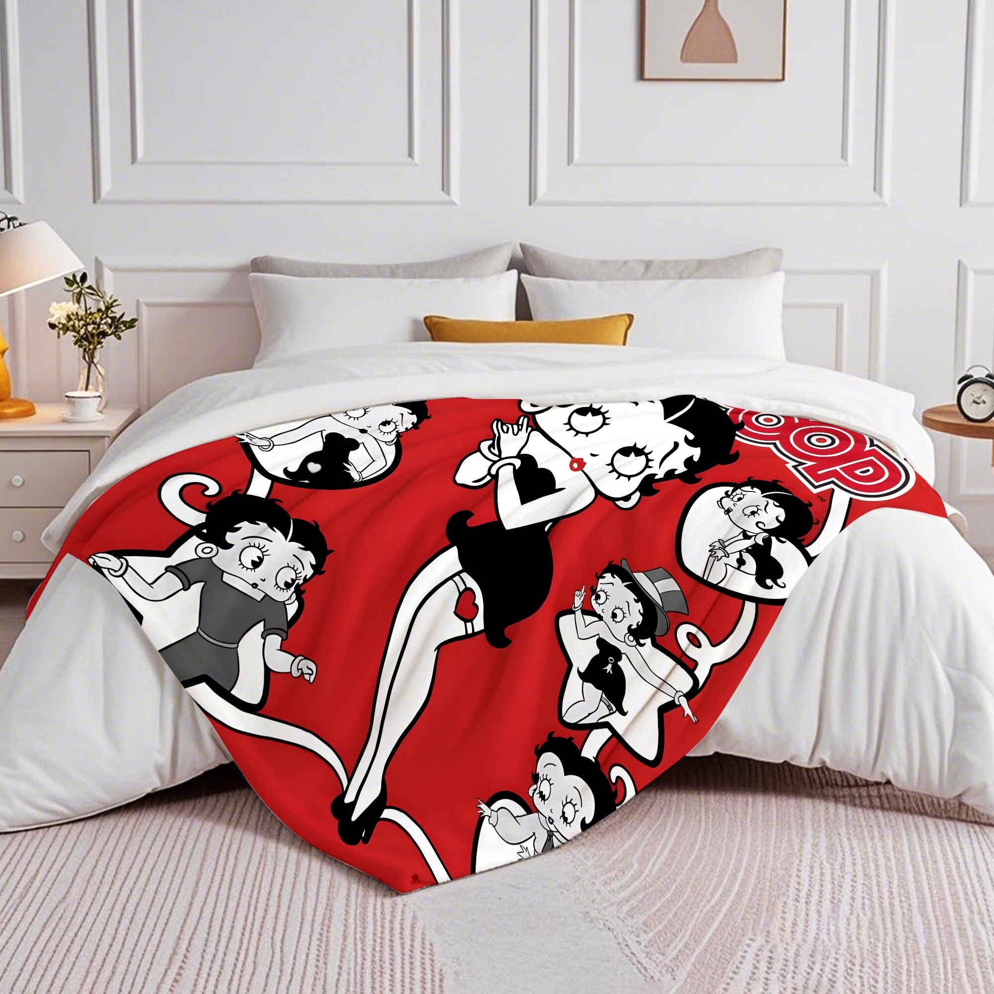 Betty Boop Super Soft Fleece Plush Throw Blanket for Couch - Picture 158 of 374