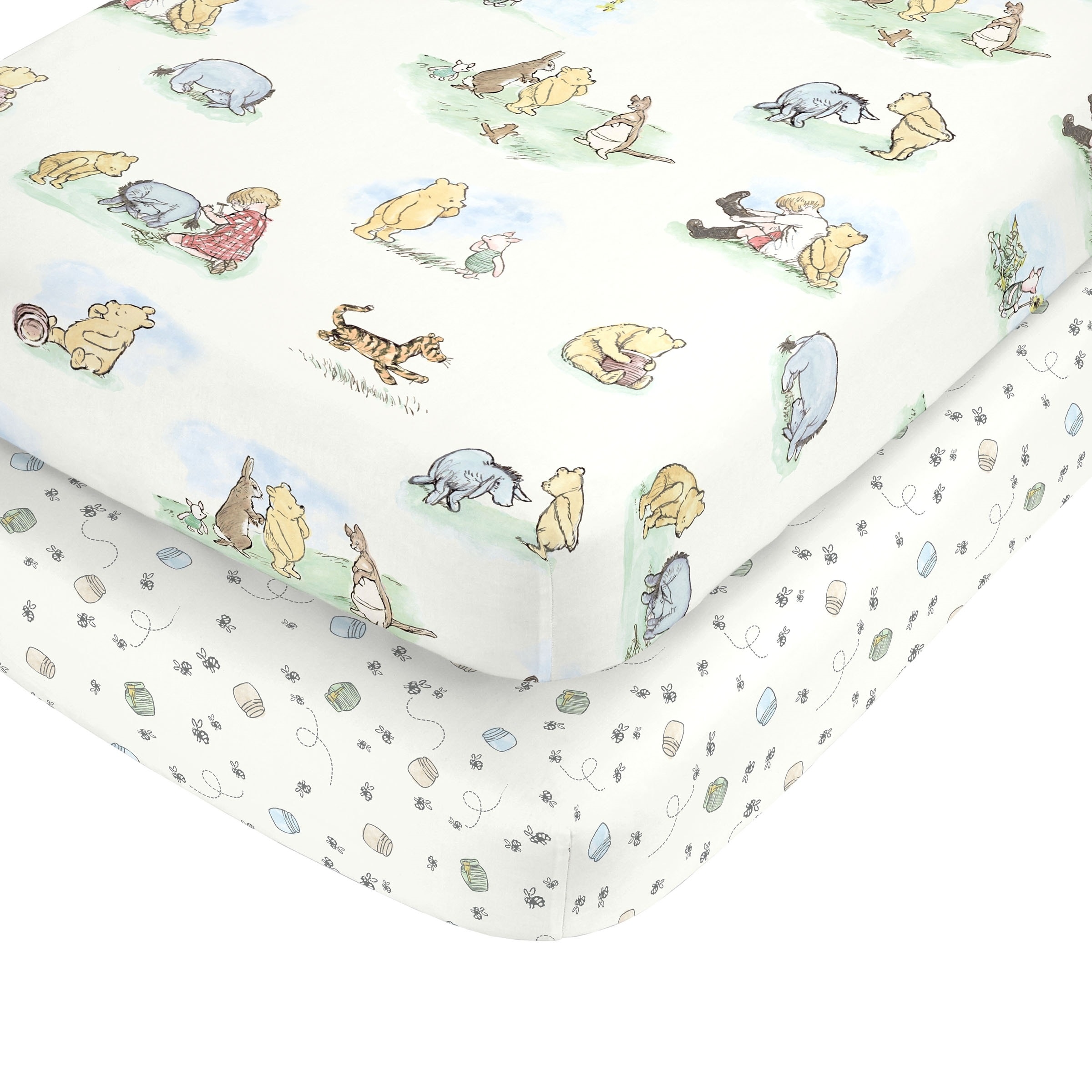 Classic Pooh Storybook 6 Piece Crib Bedding Set by Disney 3336612