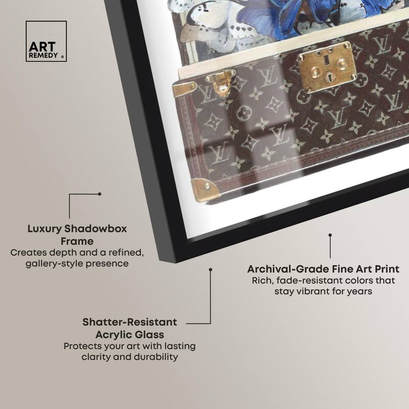 Luxurious Butterflies Shadowbox by Art Remedy