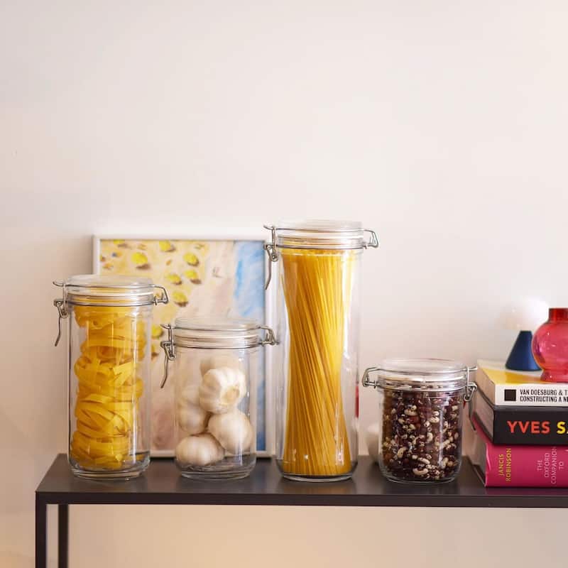 Bormioli Rocco Set of 2 Fido Cylinder Jars