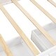 preview thumbnail 23 of 21, Twin Size Wooden House Bed, Bed Frame with Fence-Shaped Guardrail