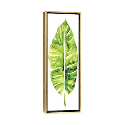 iCanvas "Banana Leaf Study I" by Grace Popp Framed Canvas Print