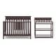 preview thumbnail 16 of 39, Crib and Change Table Nursery Set in A Box - 4 in 1 Convertible Crib & Changing Table with Water-Resistant Change Pad