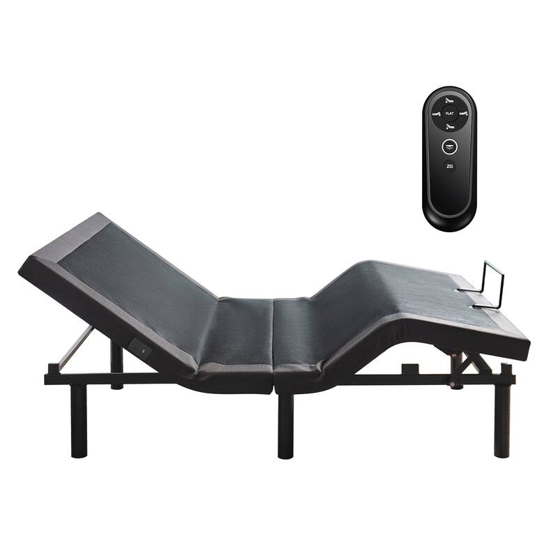 Adjustable Bed Frame for Storage Beds, Zero G, USB Charging Station, Wireless Remote Head and Foot Incline