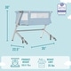 preview thumbnail 16 of 24, Dream On Me Skylar Bassinet in Grey