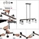 preview thumbnail 11 of 9, Modern Farmhouse 6-Light Chandelier Glass Bar Pendant Island Lights - L27.5" x W11"x H 71.5"