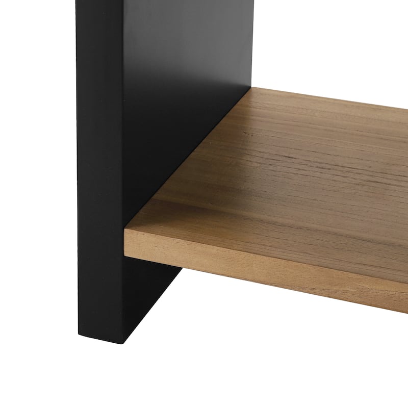 Christopher Knight Home - Quillson MDF 1-Drawer Nightstand with Smooth Glide Drawer