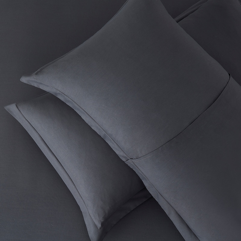 Emperyan 3 Piece Duvet Cover Sets, Soft Double Brushed Duvet Covers with Button Closure