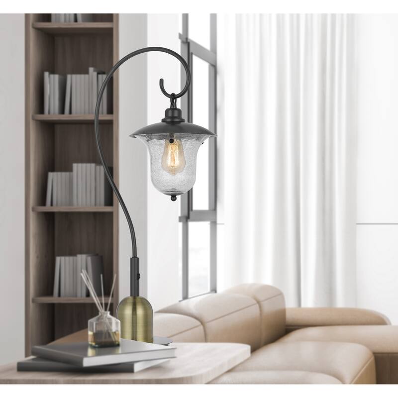 Walcott 32" Height Dark Bronze/Antique Brass Metal Table Lamp - One Size
