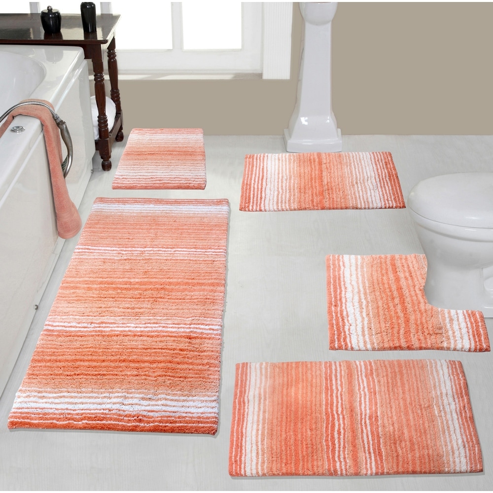 Orange 2025 bath rugs