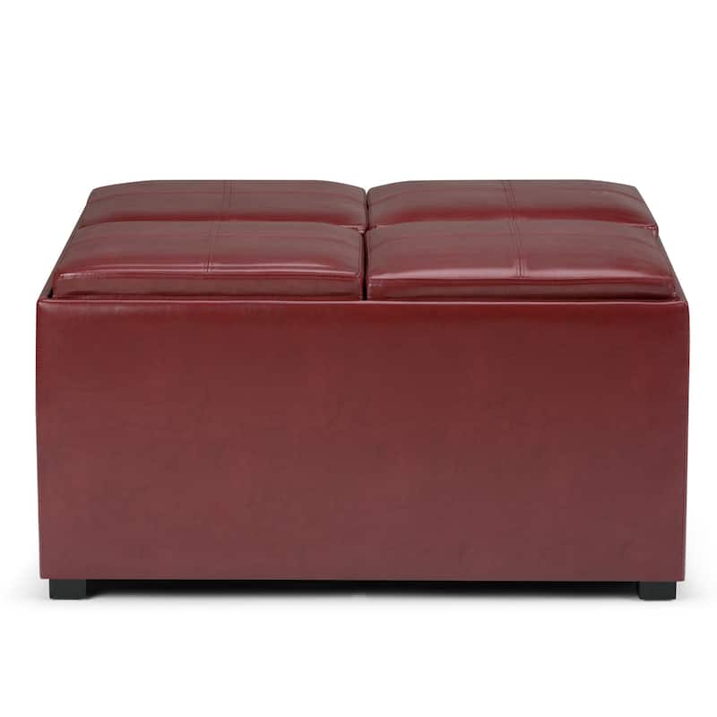 WYNDENHALL Franklin Wide Contemporary Table Ottoman