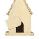 preview thumbnail 8 of 15, Glitzhome 9"H Spring Patriotic Solid Wooden Rustic Birdhouse