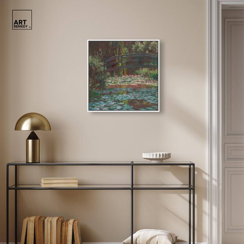 Water Lily Pond Canvas by Art Remedy