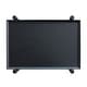 preview thumbnail 4 of 4, Rubberwood 3-Tier Bar Cart on Casters with Removable Tray/Shelf - 18.5"L x 23.62"W x 26.38"H