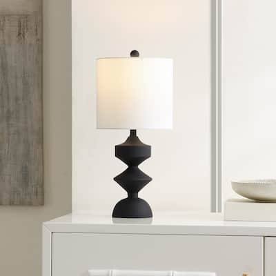 SAFAVIEH Home Lighting Collection Riza 20" Modern & Contemporary Table Lamp - 9" W x 9" D x 20" H