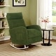 preview thumbnail 12 of 19, Set of 2 Rocking Chairs, Upholstered Nursery Glider Rocker, Recliner Armchair with Side Pocket for Living Room Bedroom