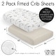 preview thumbnail 6 of 4, Sweet Jojo Designs Jungle Safari Animals Boy Girl Gender Neutral Unisex 2 Pack Fitted Crib Sheets Taupe Animal Elephant Wildlife