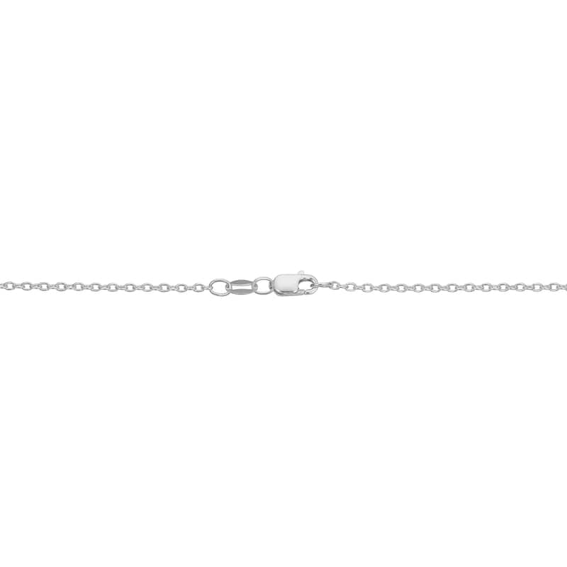 Sterling Silver 1.6 millimeter Round Cable Chain Necklace