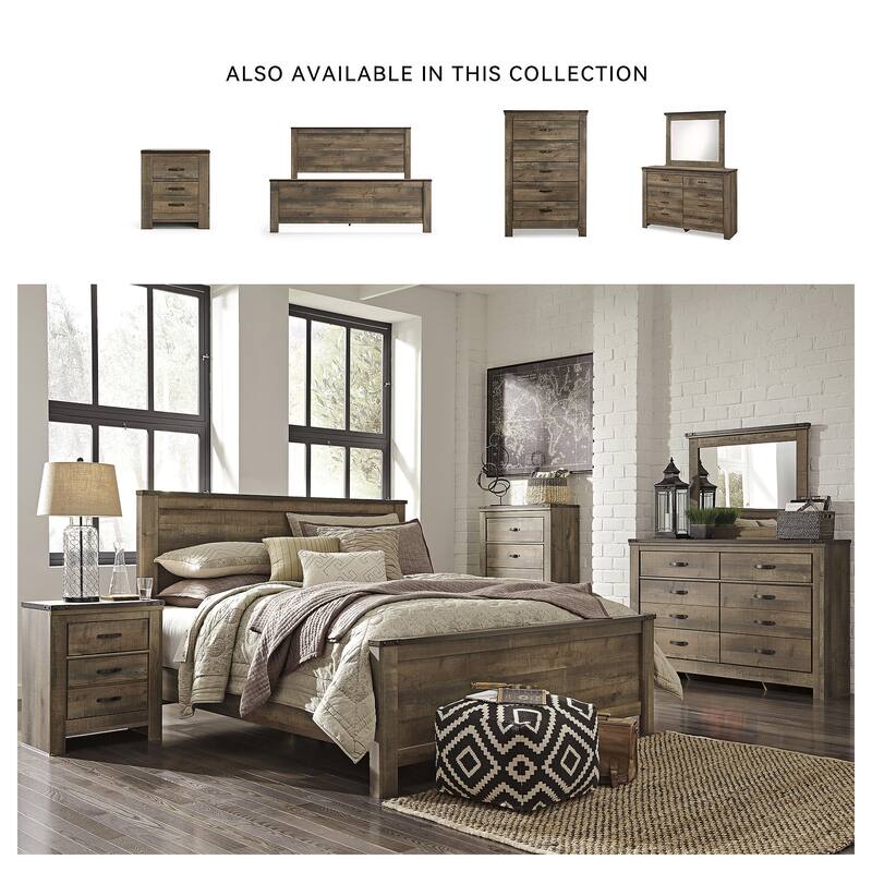 Trinell Two Drawer Night Stand - Brown