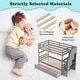 preview thumbnail 28 of 28, Costway Twin Over Twin Bunk Bed with Storage Stairs & Drawers - See Details