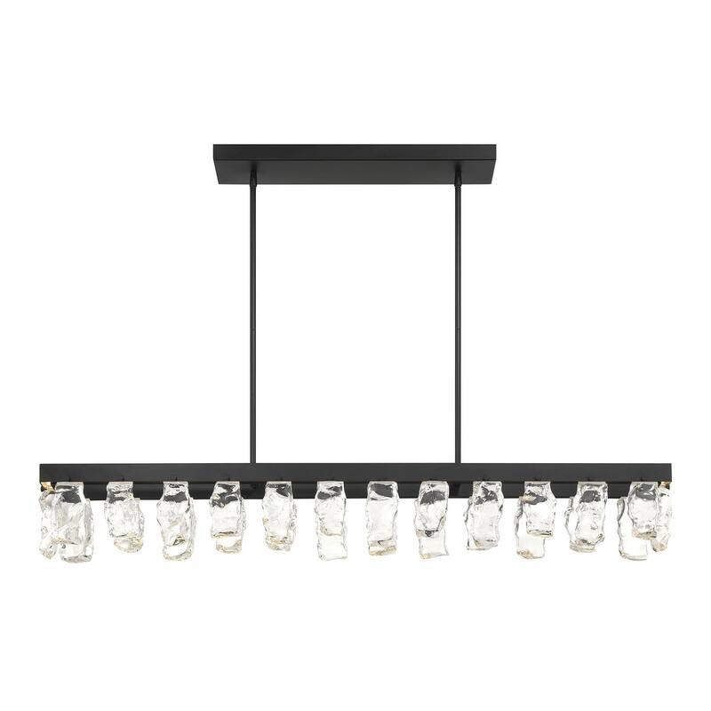 Kovacs P1498-L Artic Glacier 48" Wide LED Crystal Linear Chandelier