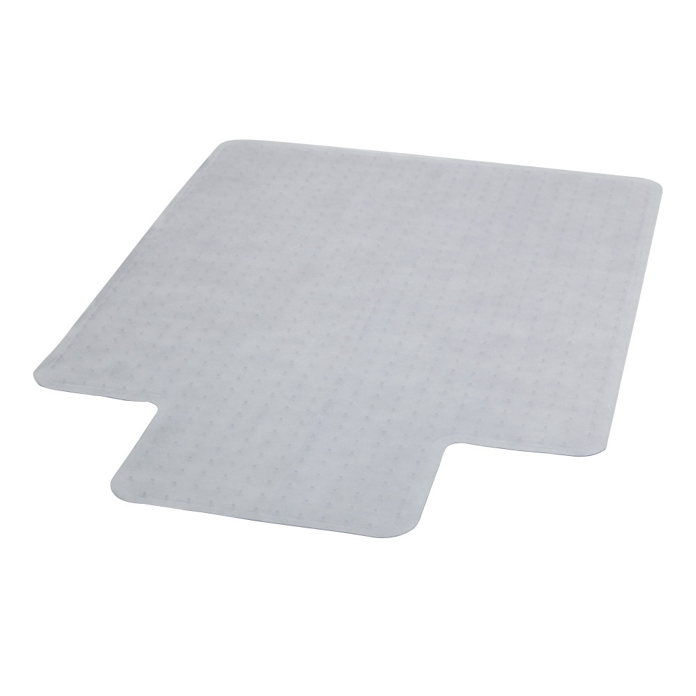 45" x 53" Carpet Chair Mat with Lip and Scuff and Slip Resistant Textured Top