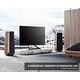 preview thumbnail 3 of 5, FITUEYES Universal TV Stand Tabletop Fits 55 to 85 inch TVs Walnut