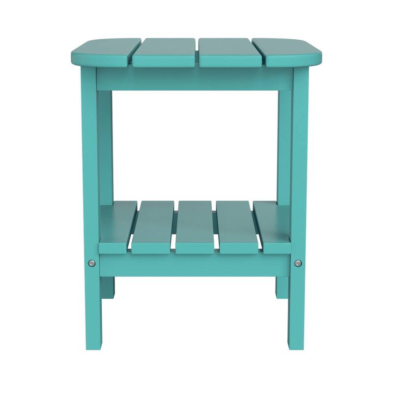 3pc Commercial Indoor/Outdoor Set with 2 Rocking Chairs and End Table
