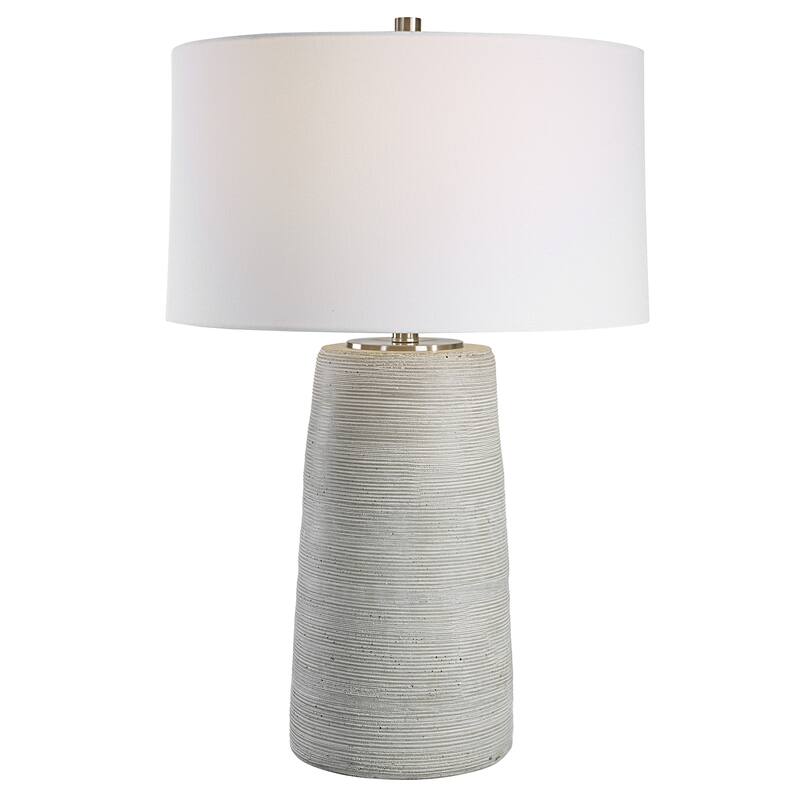 Uttermost Mountainscape Ceramic Table Lamp - 18"x27.5"x18"