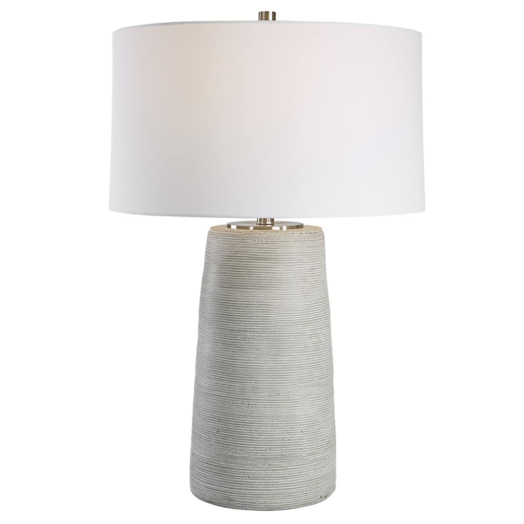 Uttermost Mountainscape Ceramic Table Lamp - 18"x27.5"x18"