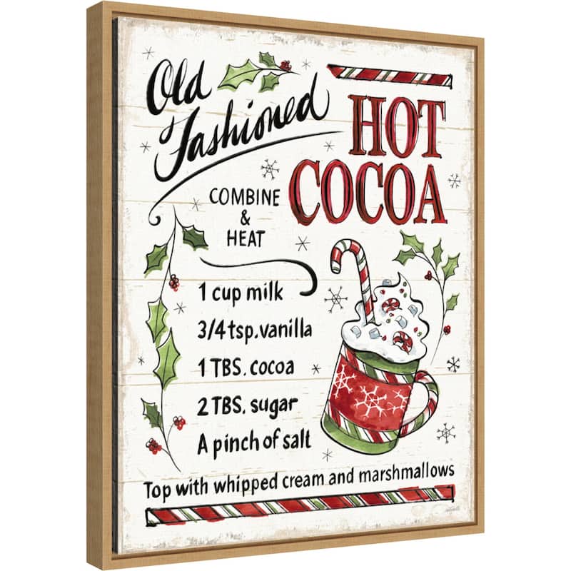Christmas Treats VII by Anne Tavoletti Framed Canvas Wall Art