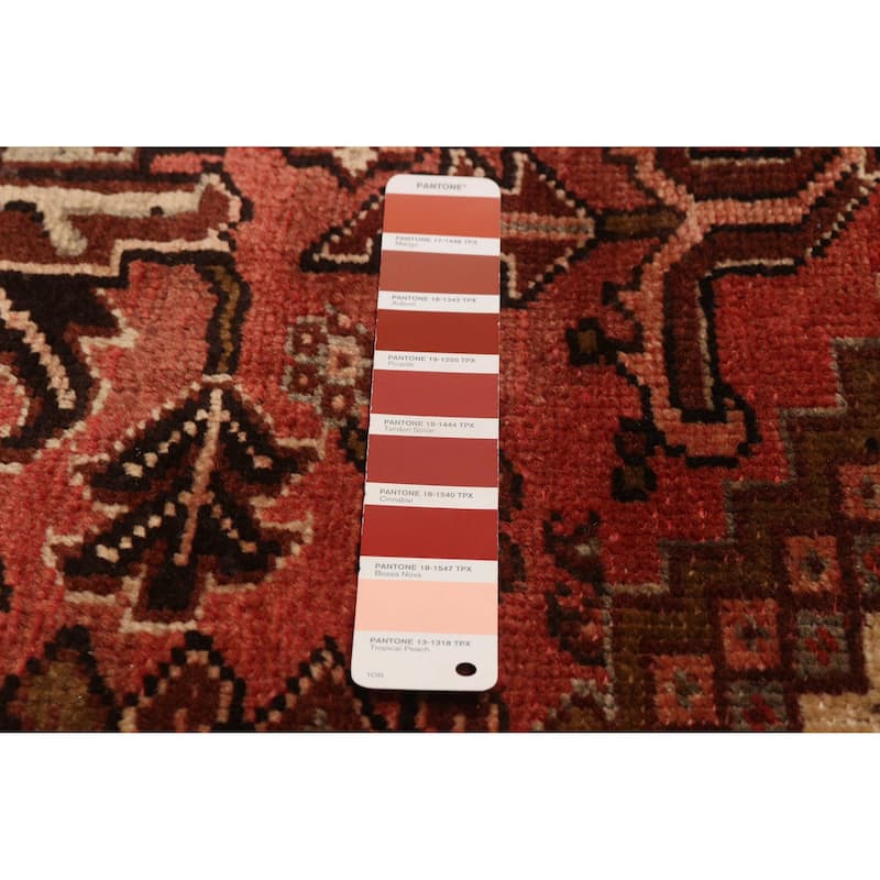 ECARPETGALLERY Hand-knotted Sarabi Red Wool Rug - 8'9 x 12'8