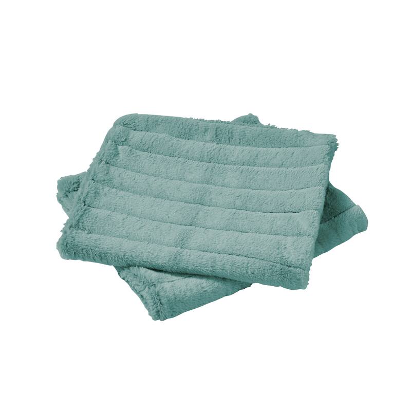 Decorative Supermink Solid Throw Pillow Covers Set of 2, NO INSERT
