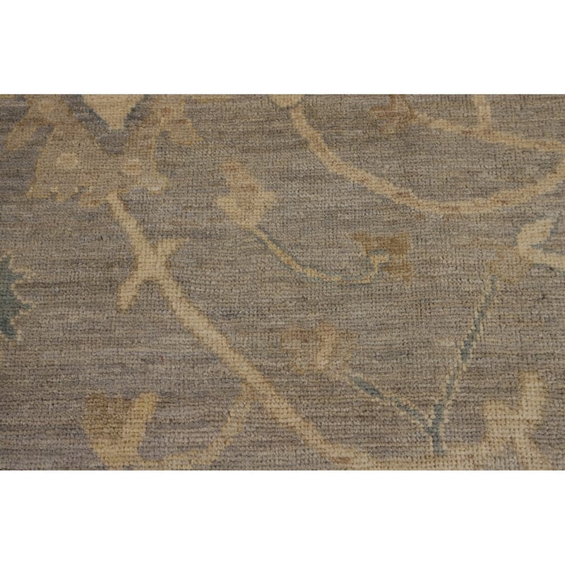 Oushak Turkish Area Rug Hand-Knotted Oriental Wool Carpet - 9'2"x 12'0"