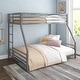 preview thumbnail 10 of 13, Signature Sleep Coen Kids' Bunk Bed with Reversible Ladder, Twin/Full, Black