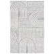 preview thumbnail 37 of 38, SAFAVIEH Audrey Sashka Mid-Century Modern Rug 4' x 6' - Grey/Ivory - Rectangle