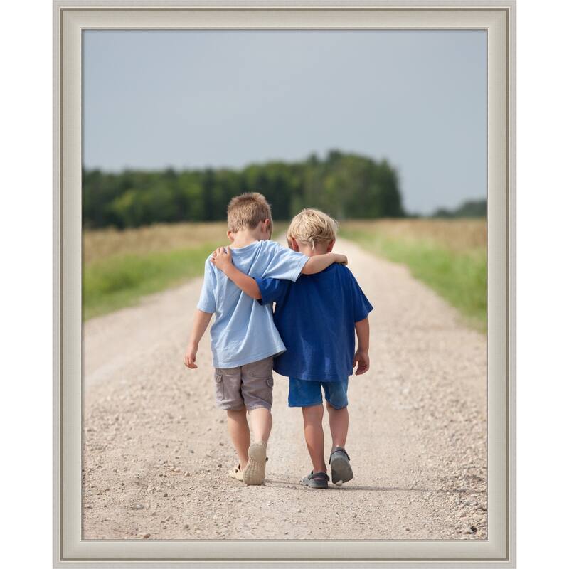 Florence Gold Framed Picture Frame, Photo Frame - 16x20 - Florence Silver